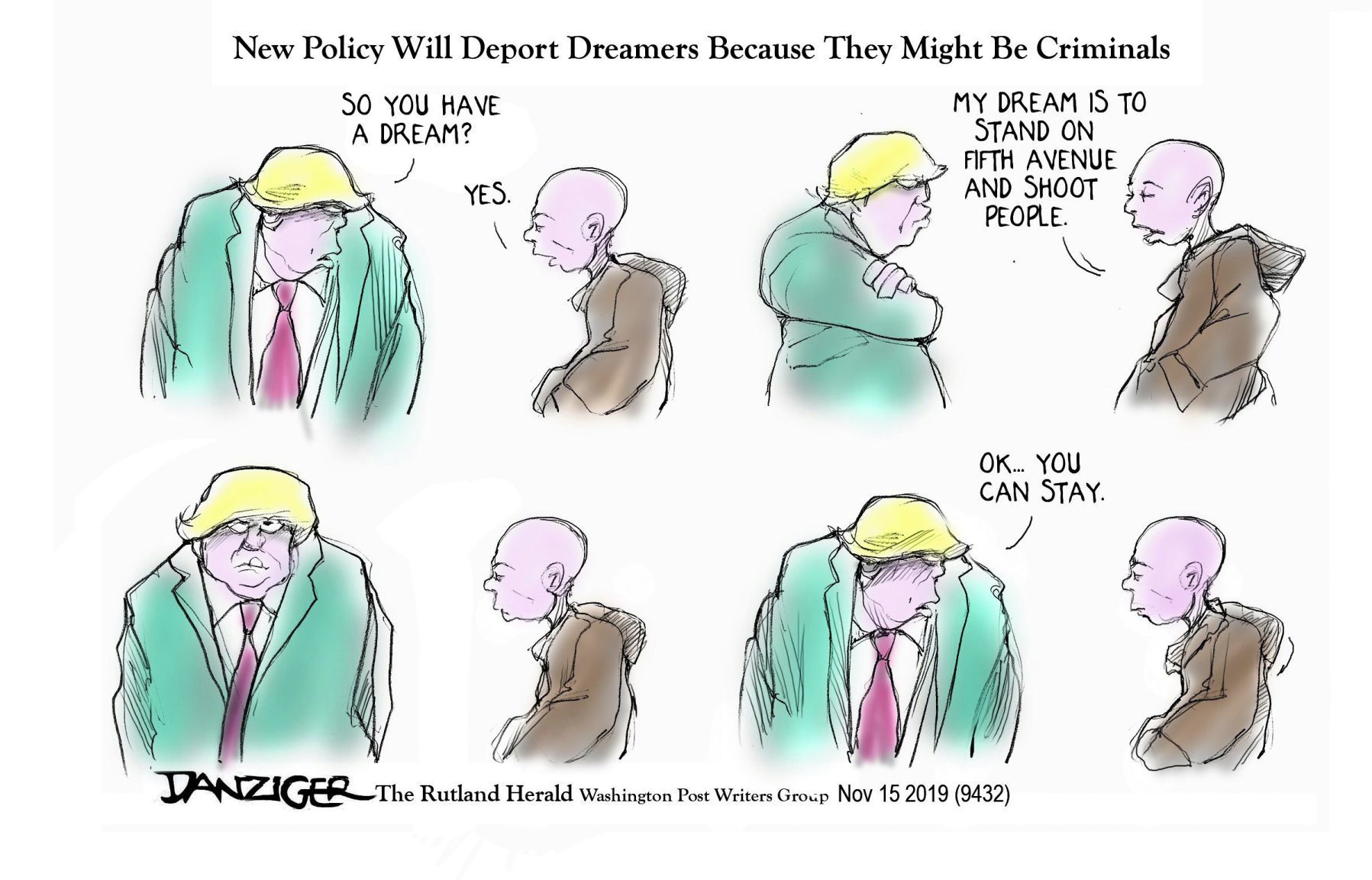 Jeff Danziger cartoon